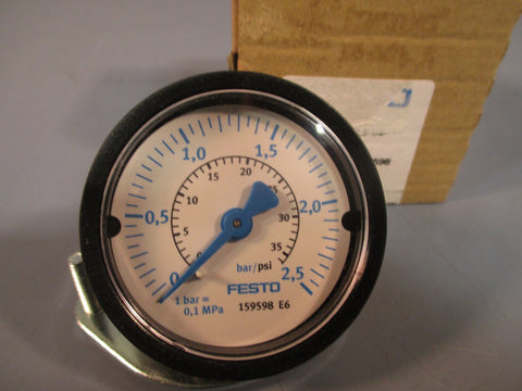 FESTO 159598 FESTO FLANGED PRESSURE GAUGE FMA502,51/4EN