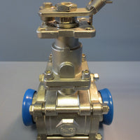 FlowTek 2" S7008 7000 Series Stainless Steel 3 Piece Full Port Ball Valves