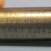 BFC I, 1/2" HH4 OE Lead 2.243 Cobalt Pro CNC Resharpened Roughing End Mill