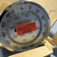 Tel Tru Theromometer AA475R 1/2" Npt 0/250 Fc 12" Stem 47101214