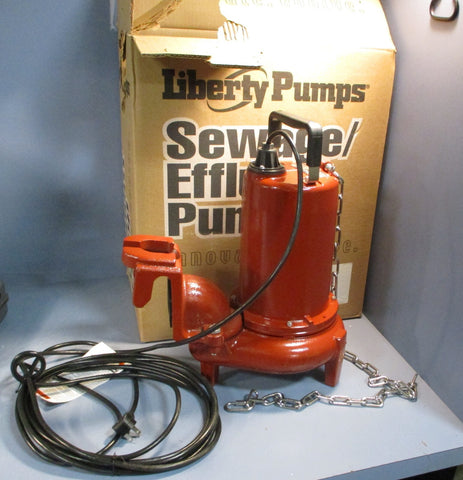 Liberty Pumps LE72M22 Cast Iron Sewage Pump 2" 3/4HP 208230V 1PH 60Hz 6A