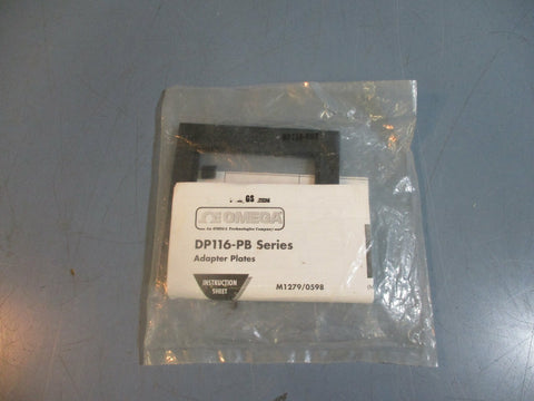 Omega DP116PB Adapter Plate Factory Sealed