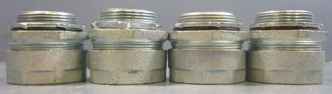 4Q150L 11/2" Straight Sealtight Conduit Connector 4Q150 (Lot of 4)