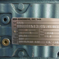 NOS Sew Eurodrive K47A 85.12:1 3540 LB/In H1B Mounting Positon DT90S4