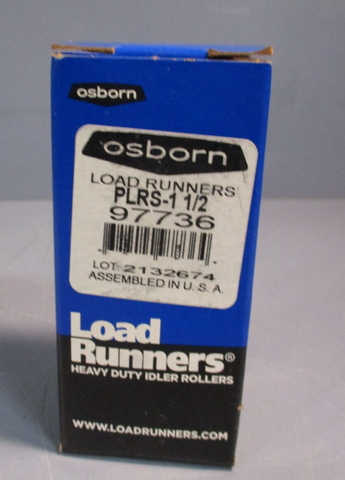 OSBORN PLRS-1 1/2, LOAD RUNNER, HEAVY DUTY IDLER ROLLERS 97736