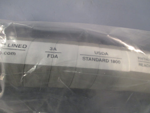 Rubberfab RFFFDAEEPDM Lined Rubber Hose 316L TriClamp Ends 24RFFDAE24TC24TCSS