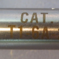 Weldon 1° Tapered End Mill: T16A2, 3/16"DIA, 3/8"SHK, HSS, 3FL, USA