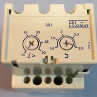 Telemecanique LB1 LC03M07 Protection Overload Module 1.6  2.5A