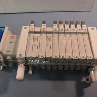 SMC PNEUMATIC MOUNTEDBASE MANIFOLD ASSEMBLY VV5QC2110DUZ00968