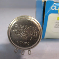 CLAROSTAT 2.5K Ohm 0428 Type J Potentiometer JD1N200P252UA