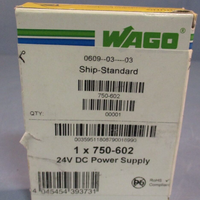 WAGO 24VDC DC Power Supply Module 750602