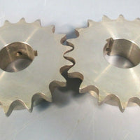 Sprocket 1/4" 18 Teeth, Lot of Two 50L18SS1