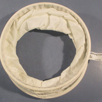 BFM Fitting 24314 Filter Sleeve White Polyester 10" ID 101/12" OD 10" L