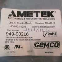Ametek Gemco Euro Connector 6 Foot 4 Pin Right Angle 12mm NEW LOT OF TWO