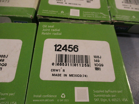 Lot of (5) SKF Oil Shaft Seal 12456