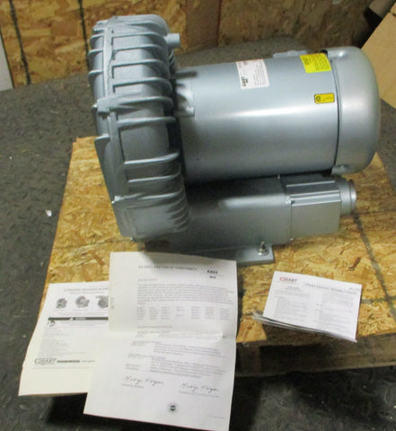 Gast Regenair R6350A2 Regenerative Blower 215/180 CFM 105/78 H2C Pressure Max