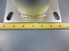 New Albion Alathane 8 X 2" Wheel Non Swivel Fixed Position Poly Cast Iron Silver