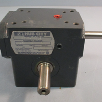 Hub City 0230-00015 Right Angle Gearbox, 10:1 Ratio Model: 131 Style B