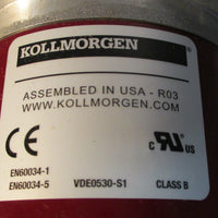 Kollmorgen E34HLLTLNKNS01 Bipolar Parallel 1.8x Step Motor 233W 1500 RPM 170V