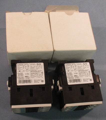 Siemens 3RT1026-1AP00 Contactor 600V 25 AMP 230 VAC 50/60 Hz Lot of 2