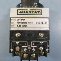 Agastat 7012AD 550Sec 120V 60Hz Timing Relay  Used