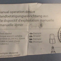 Danfoss 027F2130 Manual Opening Device PMC/PML/ICS2565/PM/PMFH