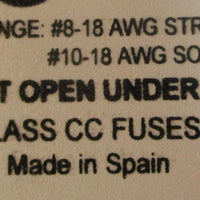 Bussmann CHCC3DI Industrial Modular Fuse Holder 600VAC 30A 3 Pole (Lot of 3)