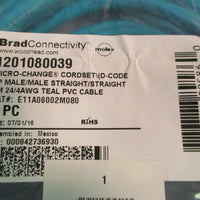 BradConnectivity MicroChange Cordset 4P Male/Straight 1201080039 NEW Lot of 23
