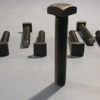 Square Head Screws 3x4" head, 3 1/4" Long   1/2" Dia Lot of 12 NOS