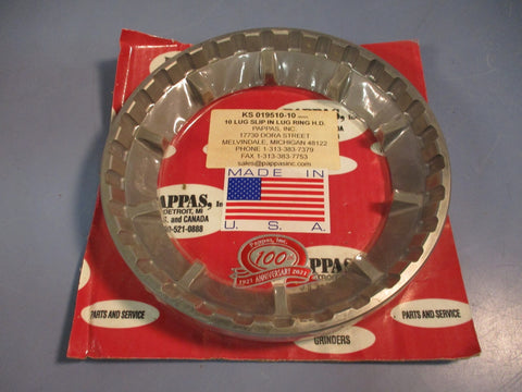 Pappas Inc KS 01951010 10 Lug Slip In Lug Ring H.D. 91/8" Total OD