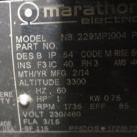 Leeson D14W 825263.00 250 HP Electric Motor 2800RPM Max 460V 27/8" Shaft Dia