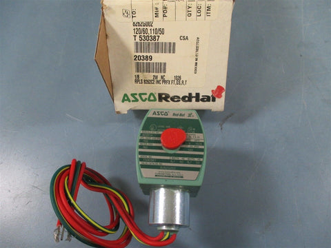 ASCO RedHat 8262G002 1/8" Solenoid Valve - New