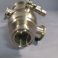PENTAIR SUDMO SVP DIVERTER SANITARY CONTROL VALVE 6BAR 1.5" 316 SS BODY 2344333