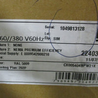 Weg W21X Severe Inverter Duty Motor 5 HP, 1750 RPM CC092A 230/460 Volt
