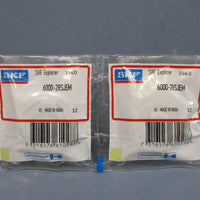 SKF 6000-2RSJEM Single Row Ball Bearing New Lot of 4