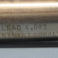 Brubaker 3/4" HH4 OG Lead 4.082 Gemini Cobalt Pro CNC Resharp End Mill