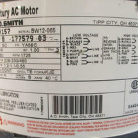Century H157 AC Motor 817757903 208230/460V 1/4HP 1725RPM 5/8" Shaft Dia NOS