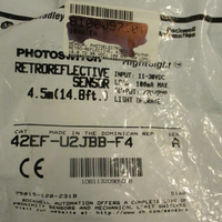 ALLEN BRADLEY RIGHTSIGHT 42EFU2JBBF4 PHOTOSWITCH RETROFLECTIVE SENSOR SERIES A