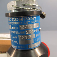 Cyrus Shank Company Safety Relief Valve Type 800 250 PSIG 1/2" Inlet NPT