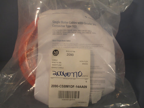 AllenBradley NONFLEX BRAKE Kinetix 9M SMARTLINK Cable 2090CSBM1DF14AA09
