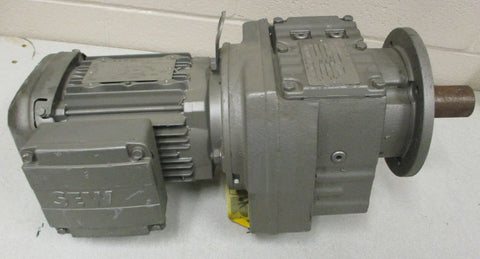 Sew Eurodrive DRS71M6 Gearmotor RF57DRS71M6 1100 RPM 80.55:1 Ratio 13/8" Shaft