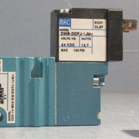 Mac Valves 52A-14-B0A-DM-DDFJ-1JM Single Solenoid Piloted Valve 120 PSI MAX