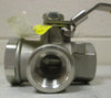 Apollo 76-604-27A 3-Way Ball Valve CF8M Body 316SS Stem and Ball