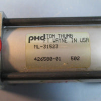 phd Tom Thumb ML-31523 Double Action Pneumatic Cylinder NOS
