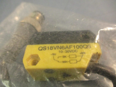 Banner QS18VN6AF100Q5 Photoelectric Sensor 67643 10-30VDC 100mm