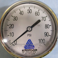 Anderson Instrument EL071010161111A0000 Pressure Gauge 0100PSI 11/2" Conn.