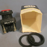 ALLEN BRADLEY RED PUSHBUTTON SWITCH SER. F 800HBR