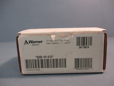 Warner Electric 5200101012 Conduit Box for Clutch or Brake