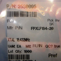 Fox Elec FPXLF18420 Plastic Encased SMD Crystal 18.432MHz 100ppm Reel of 739