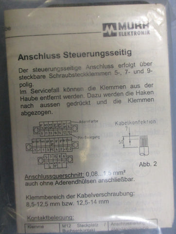 Murr Elektronik 27114 Housing/Distribution Module 554T4